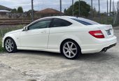 2012 Mercedes-Benz C250 Blue Efficiency, 1800cc, Petrol, 2 Door, Coupe, Automatic, Front Wheel, 86,912km