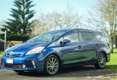 2014 Toyota Prius Alpha 1.8G Cruise Control, 1800cc, Hybrid, Station Wagon, 7 Seats (Fabric), Automatic,105,137km