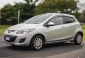 2012 Mazda Demio Skyactiv with i-stop, 1300cc, Petrol, Hatchback, 5 Seats, Automatic, Front Wheel, 76,868km