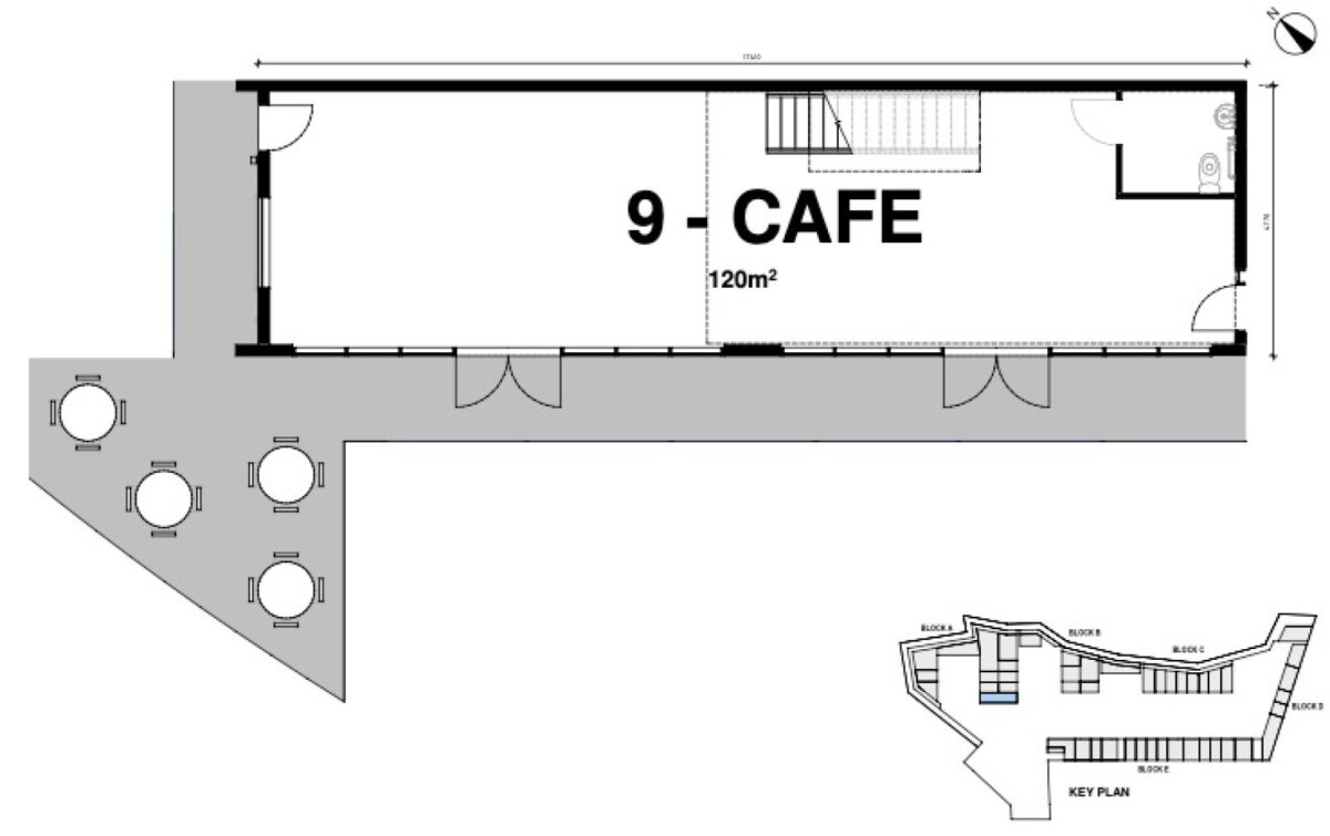 Sole cafe opportunity at The Workshops