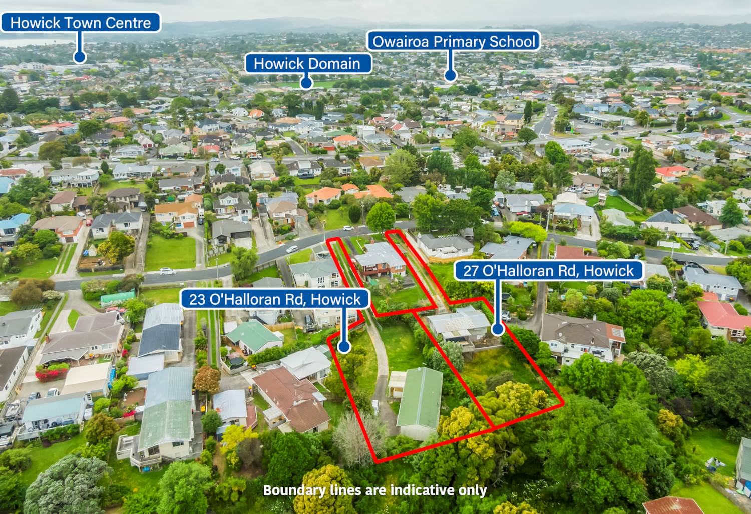 23 & 27 O’Halloran Road, Howick, Auckland