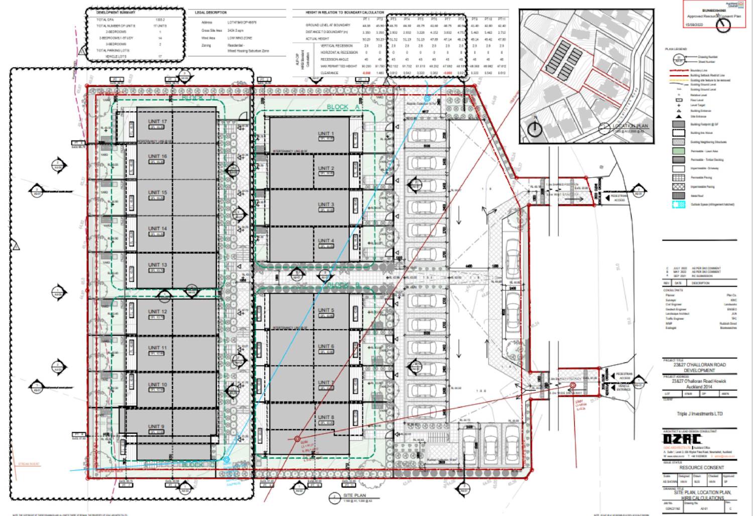 With RC, EPA for six 4-bedrooms townhouses, 23 & 27 O’Halloran Road, Howick, Auckland