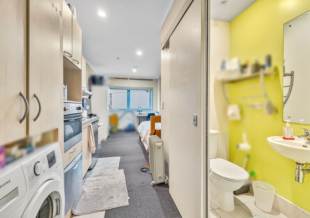Double Grammar school zone, 24m2 Freehold 1 bed 1 bath Studio apartment, 1.1 km to Auckland Girls’ Grammar School, 1.7 km to Auckland Grammar, 410/47 Wakefield Street Auckland Central, Auckland
