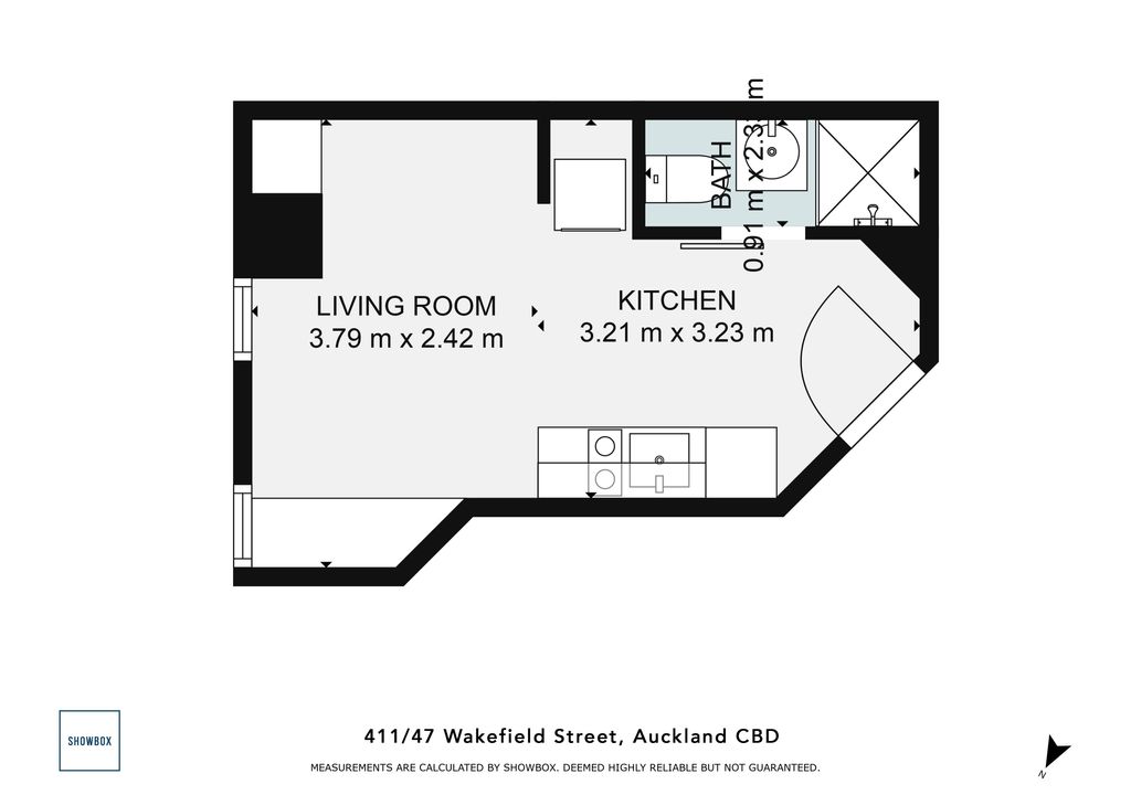 411/47 Wakefield Street Auckland Central, Auckland
