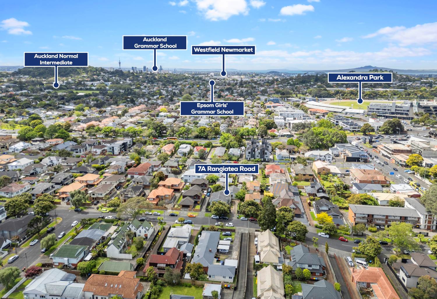 Double Grammar school zone, 5 beds 1.5 baths main home + 3 beds granny + standalone 1 bed 1 bath and laundry sleepout, 2 km to Epsom Girls’ Grammar School, 2.8 km to Auckland Grammar, 7-7A Rangiatea Road, Epsom, Auckland
