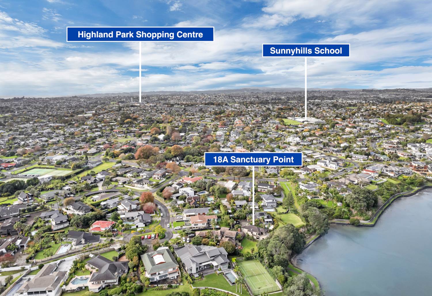 18A Sanctuary Point, Sunnyhills, Auckland