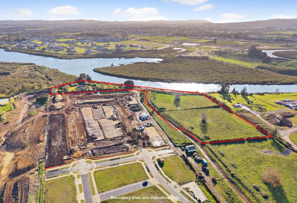 59 freehold section for sale, size from approximately 260m² to 405m², Prices from just $456,521 + GST, 389 Bremner Road, Karaka, Auckland