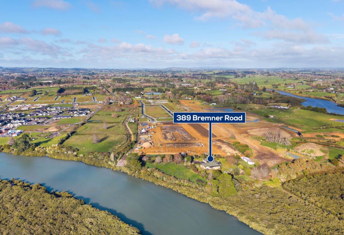 59 freehold section for sale, size from approximately 260m² to 405m², Prices from just $456,521 + GST, 389 Bremner Road, Karaka, Auckland