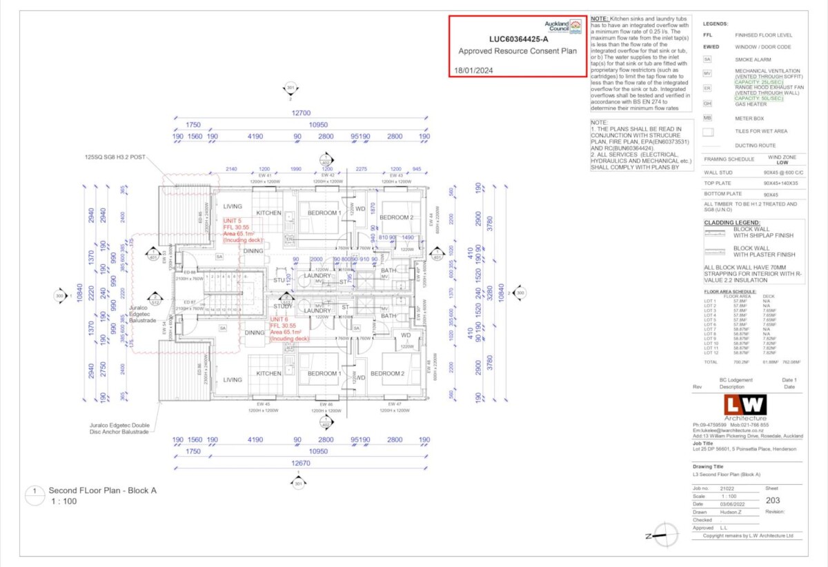 RC Approved for 12 Apartments, 5 Poinsettia Place, Henderson, Auckland