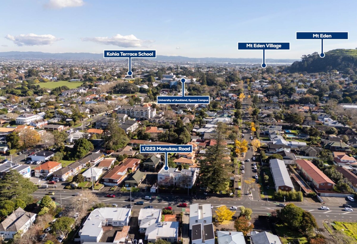 Double Grammar Zone, 2 beds 1 bath home, 0.8 km to Epsom Girls’ Grammar School, 1.7 km to Auckland Grammar, 1/223 Manukau Road, Epsom, Auckland