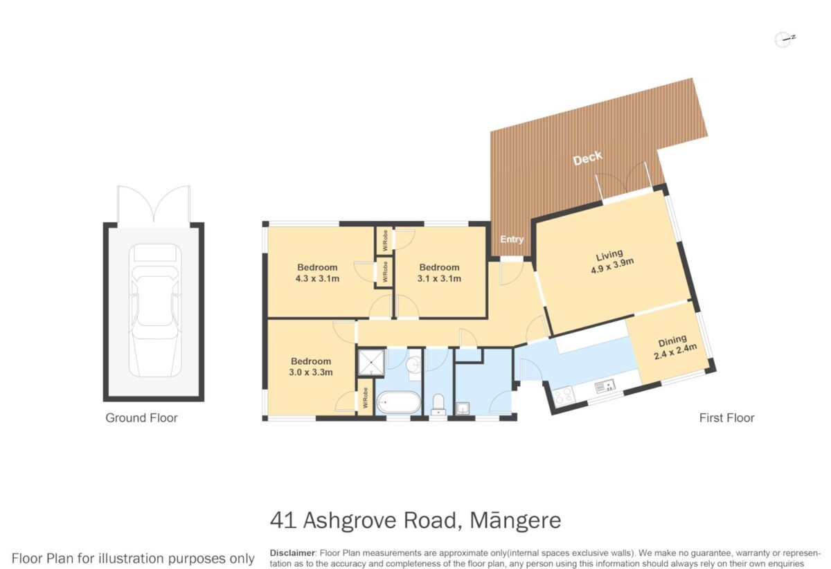 2x 3-beds Houses on 1 Title, 804m² Corner Site, THAB, currently rented for ($650 plus $575) per week, 41 Ashgrove Road, Mangere, Auckland