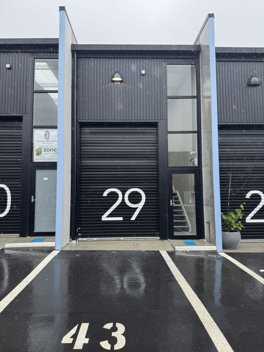 Brandnew multi-use warehouse and office, 68 m2 floor size, – 47m2 Ground Floor – 21m2 Mezzanine Floor – 6 meter Stud Height, 29/3 Inanga Street, Hobsonville, Auckland