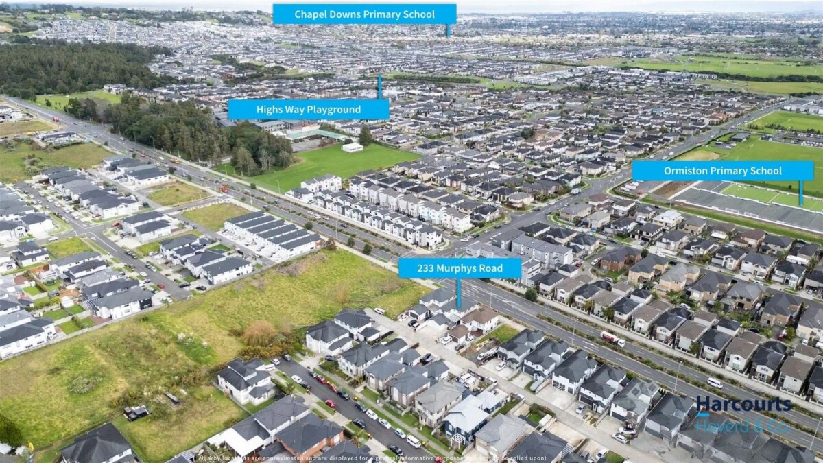 Walk to Ormiston Schools & Town Centre, 233 Murphys Road, Flat Bush, Auckland
