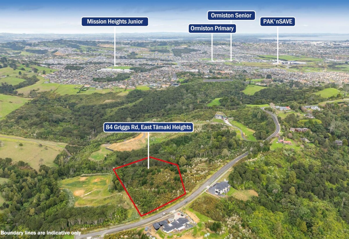 1.8711 ha lifestyle land, 84 Griggs Road, East Tamaki Heights, Auckland