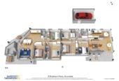 Dual Entrances, 6 (3+3) Beds house on 612m2 section, Newly Renovated Front Wing, 6 Brabham Place, Avondale, Auckland