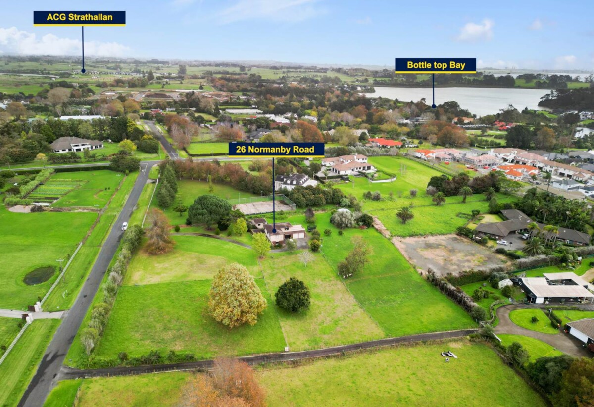 Zoned as Mixed Housing Suburban with 1.0330 hectares, 26 Normanby Road, Karaka, Auckland