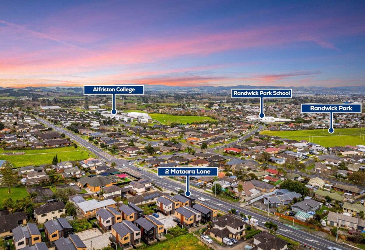 Brandnew 2 beds + study 1.5 baths home with car park on 136m2 section, close to schools, Manurewa town centre, Auckland Botanic Gardens, motorway access, 2 Mataara Lane, Manurewa, Auckland