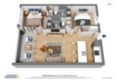 Double Grammar school zone, Freehold 2 beds 2 baths apartment, 71sqm including a 7sqm balcony, Full furniture package is included, move-in ready, 0.9 km to Auckland Girls’ Grammar School, 1.7 km to Auckland Grammar, 1208/438 Queen Street, City Centre, Auckland