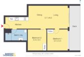 Auckland Girls’ Grammar School, Freehold 2 beds 1 bath apartment, 67sqm plus a super large balcony, Full furniture package is included, 2 km to Auckland Girls’ Grammar School, 407/19 Anzac Avenue, City Centre, Auckland