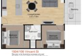 Penthouse Contemporary CBD Living, 1504/106 Vincent Street, City Centre, Auckland