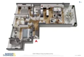 LEASEHOLD 3 beds 2 baths 2 car parks apartment, Amazing Seaview & Massive Size, 1205/18 Beach Road, City Centre, Auckland