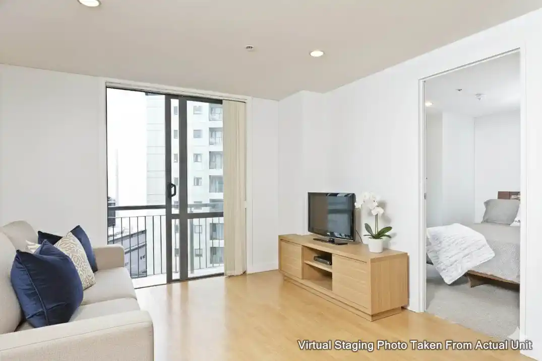 Double Grammar school zone, Freehold 2 beds 1 bath apartment, 53sqm plus a spacious balcony, 1.1 km to Auckland Girls’ Grammar School, 1.7 km to Auckland Grammar, 1110/76 Wakefield Street, City Centre, Auckland