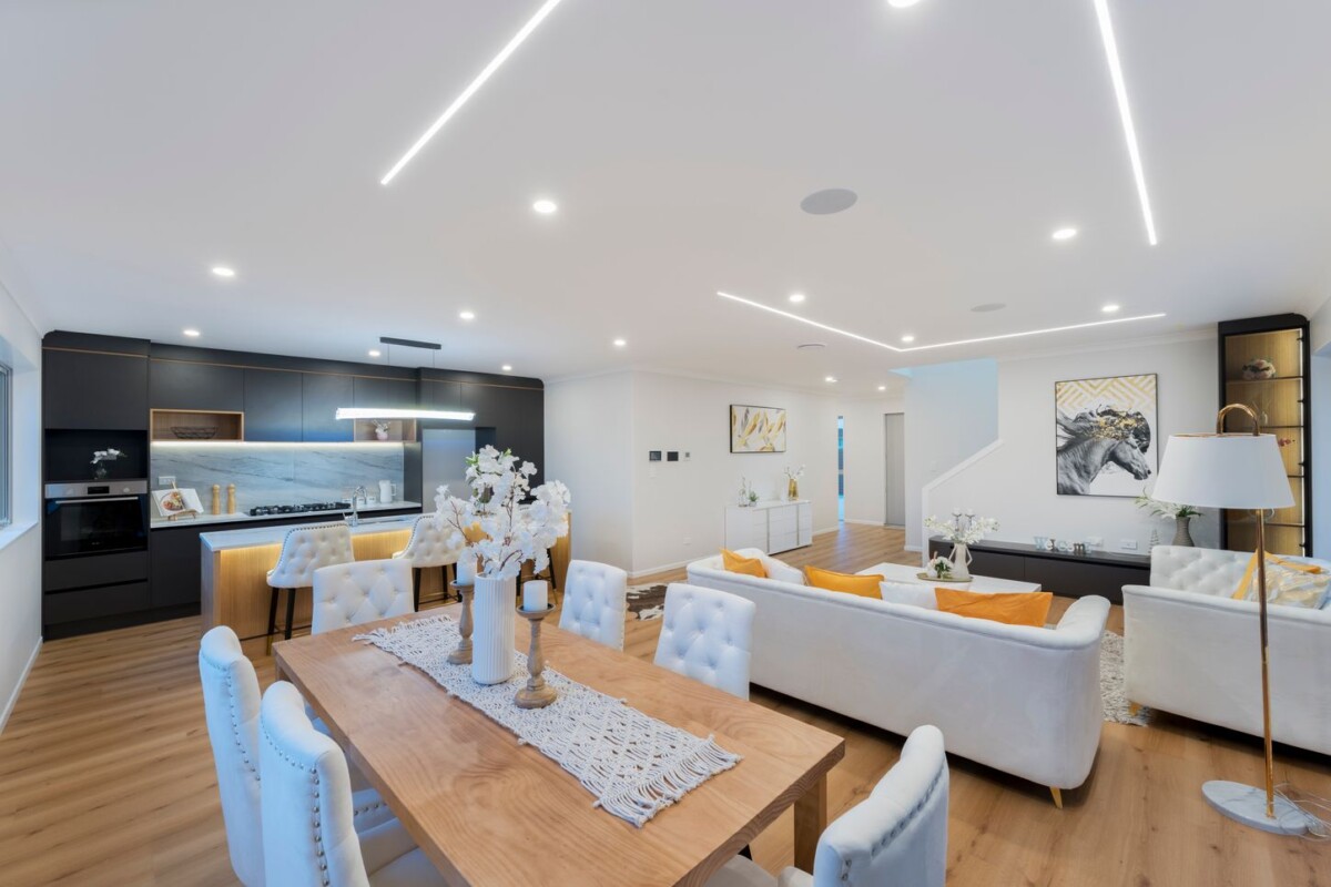New modern 4 bedrooms house on 638m2 section, built-in Bluetooth sound system, Mitsubishi central air conditioning, 41D Candia Road, Swanson, Auckland