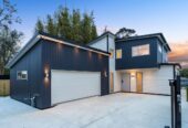 New modern 4 bedrooms house on 638m2 section, built-in Bluetooth sound system, Mitsubishi central air conditioning, 41D Candia Road, Swanson, Auckland