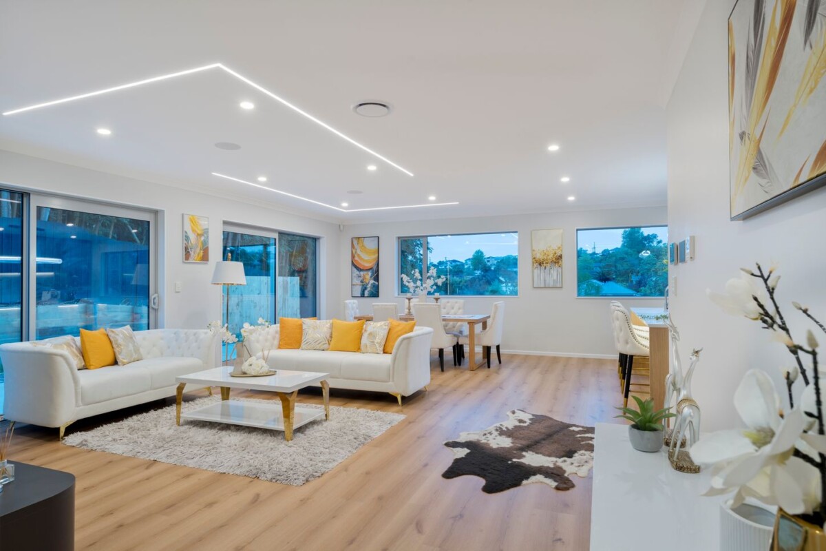 New modern 4 bedrooms house on 638m2 section, built-in Bluetooth sound system, Mitsubishi central air conditioning, 41D Candia Road, Swanson, Auckland