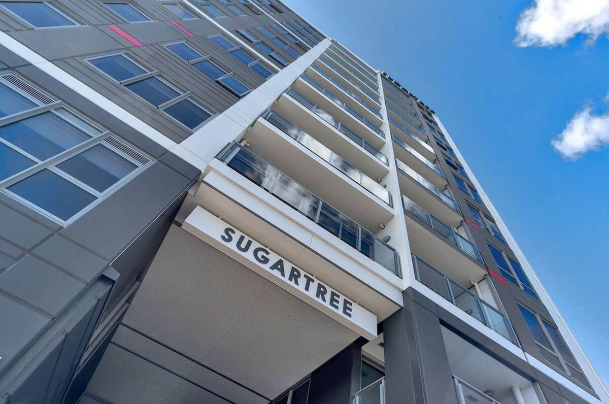 Pet-friendly upon Body Corporate approval, freehold 1 bed 1 study 1 car park apartment, 304/27 Union Street, City Centre, Auckland