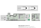 1 bed 1 bath 2 – level terrace apartment with 2 car parks, B04/47 Union Street, City Centre, Auckland