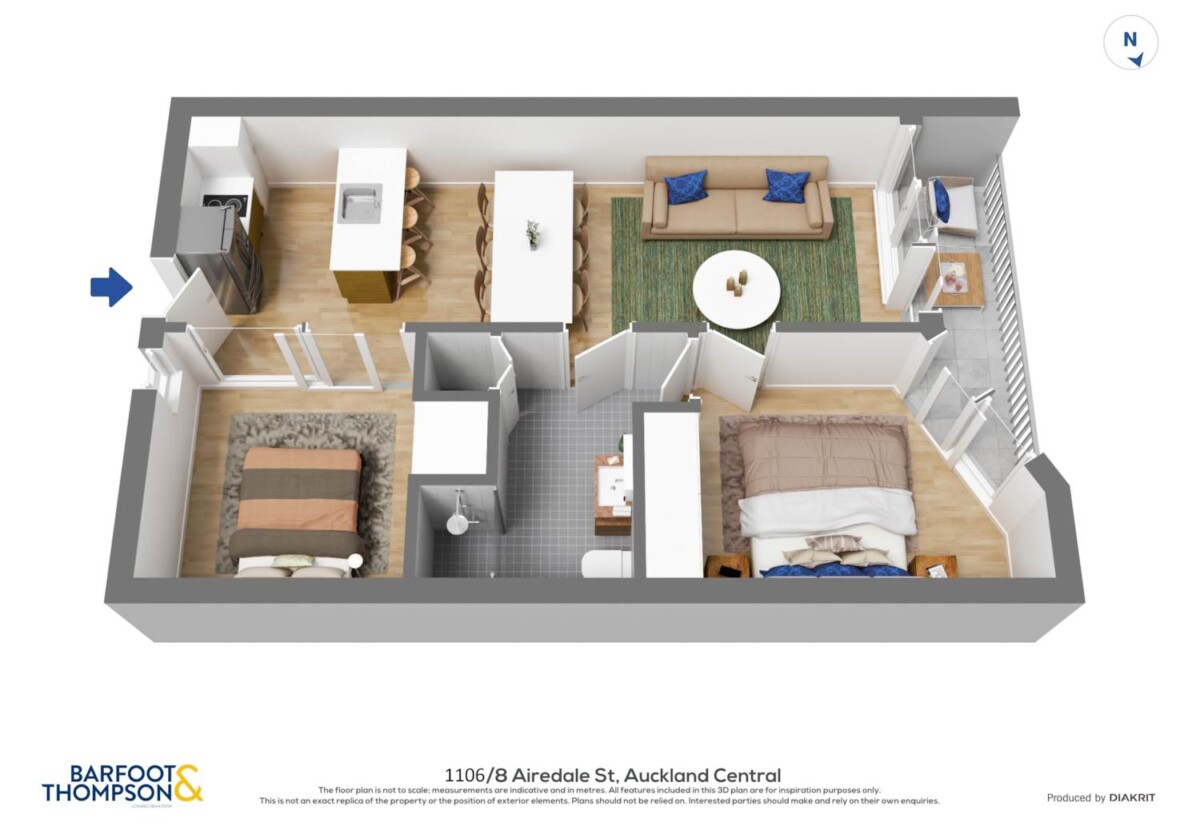 Oversea Vendor MUST SELL, 2 bedrooms apartment, 1106/8 Airedale Street, City Centre, Auckland