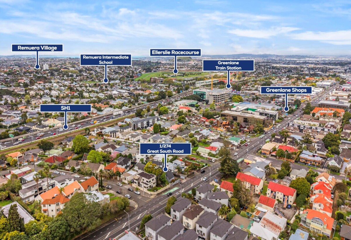 Double grammar school zone, The vendor is downsizing and highly motivated, 1/274 Great South Road, Greenlane, Auckland