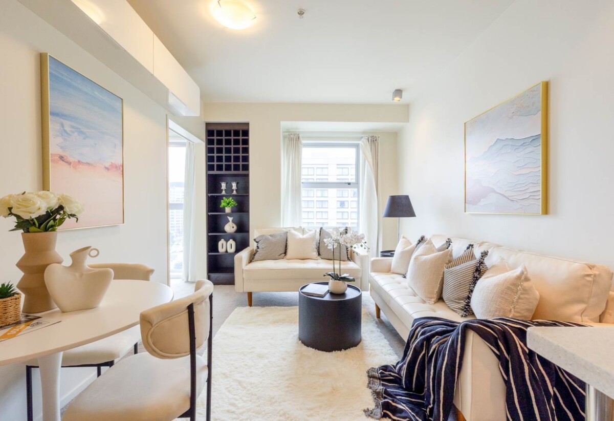 Auckland Girls’ Grammar School zone, Freehold 2 beds 1 bath apartment, 512/188 Hobson Street, City Centre, Auckland