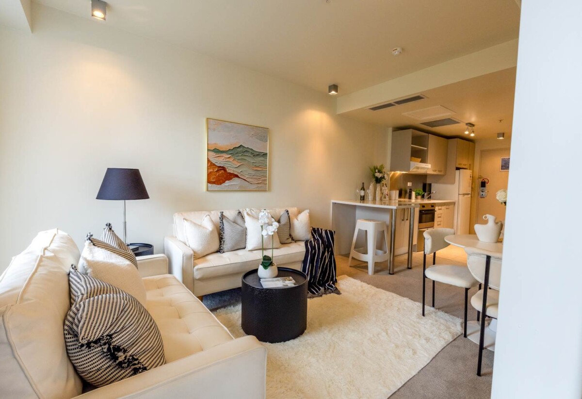Auckland Girls’ Grammar School zone, Freehold 2 beds 1 bath apartment, 512/188 Hobson Street, City Centre, Auckland