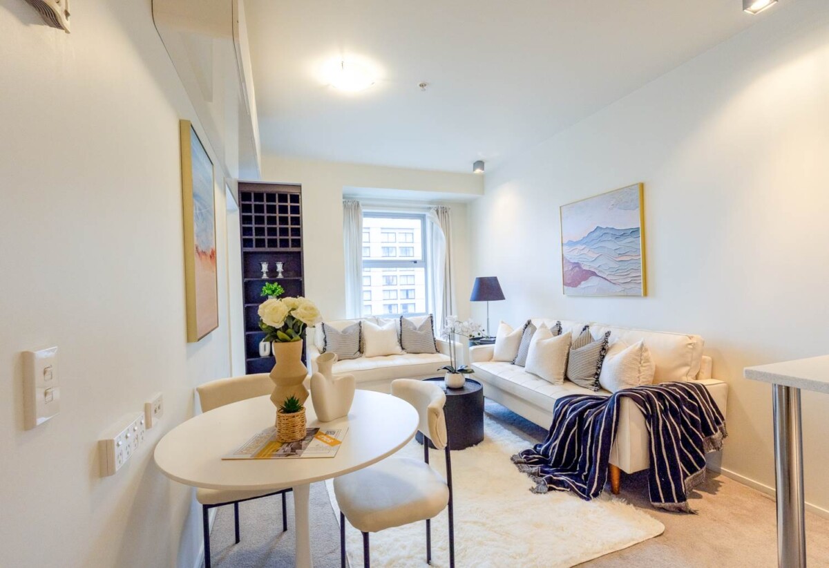 Auckland Girls’ Grammar School zone, Freehold 2 beds 1 bath apartment, 512/188 Hobson Street, City Centre, Auckland