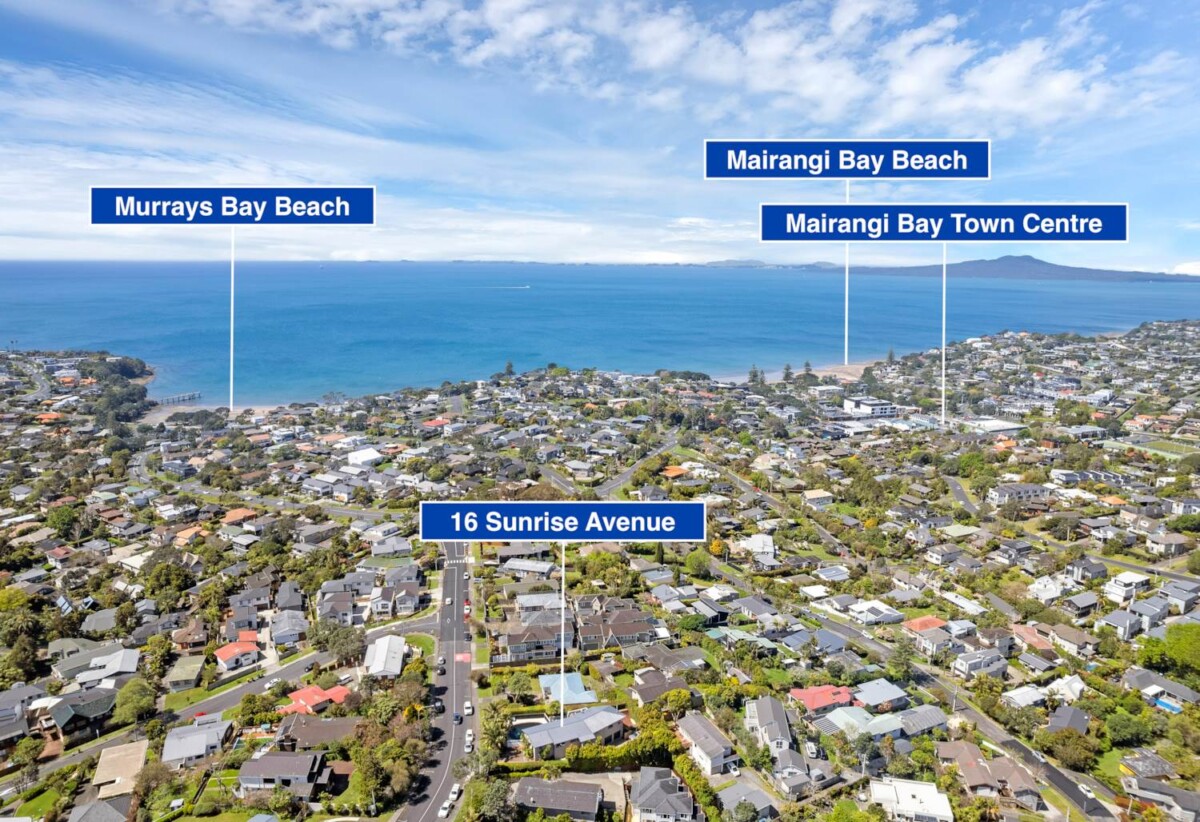 Ultimate Family Living – Sea Views, Pool & Rangi Zone, 6 bedrooms house on 816m² land, 16 Sunrise Avenue, Mairangi Bay, Auckland