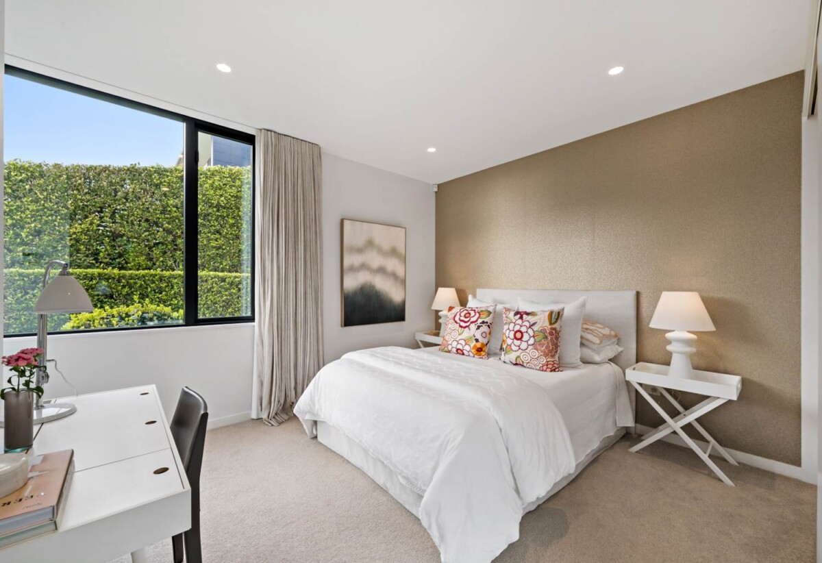 The Bay View House, 4 bedrooms on 809m² land, A private beach gate leads you directly to the shoreline, 1A Hanene Street, St Heliers, Auckland