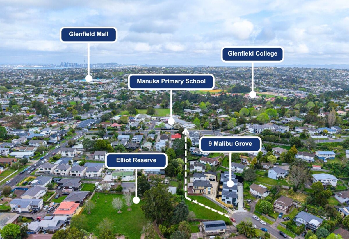 Brandnew 4 bedrooms home, Around 5-minute drive puts you at Glenfield Mall, Lot 2/9 Malibu Grove, Bayview, Auckland