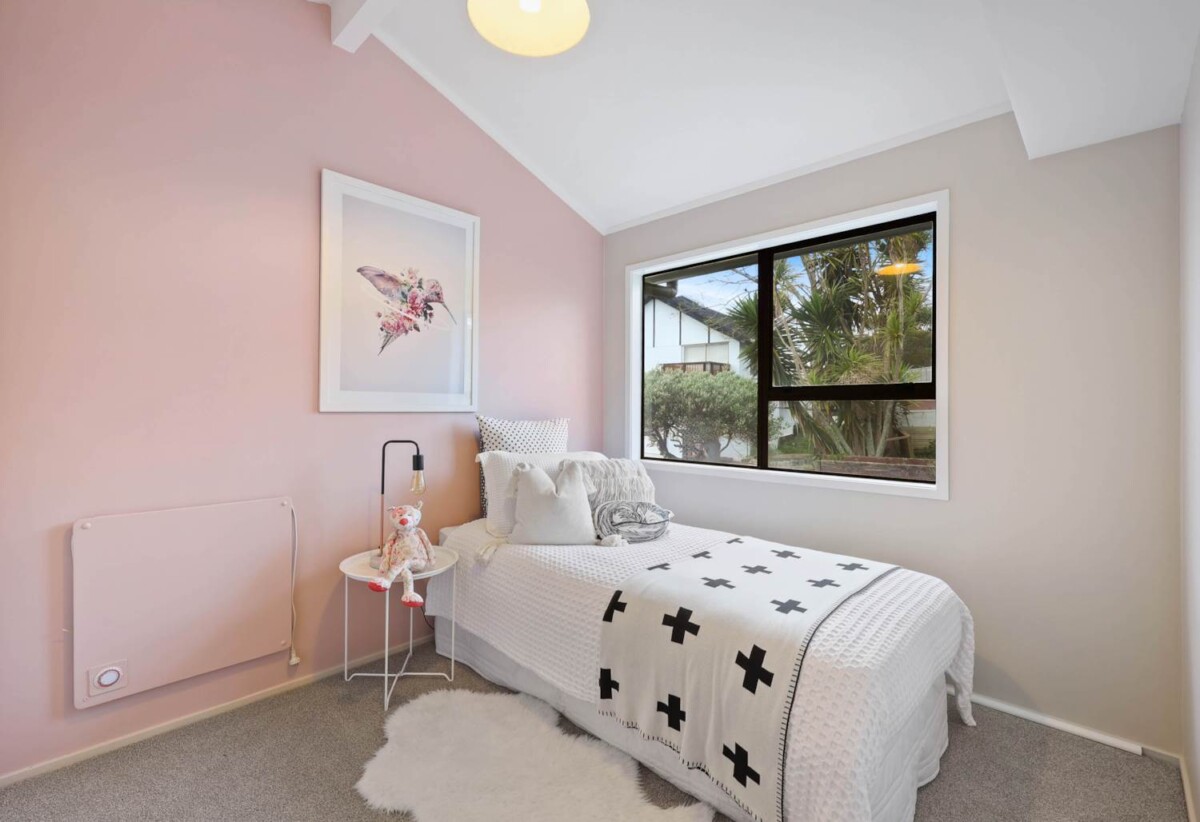 Light, Split-Level Living Made Easy, single garage plus a huge storage/workshop area, 5A Morriggia Place, Bayview, Auckland
