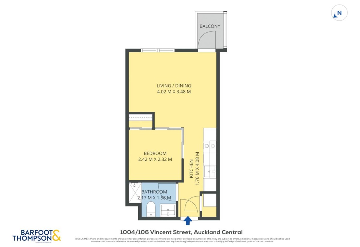 Dual Key, two self-contained studio apartments plus a car park on one title, 906/106 Vincent Street, City Centre, Auckland