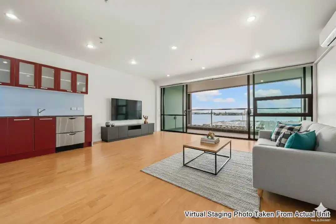 LEASEHOLD 3 beds 2 baths 2 car parks apartment, Amazing Seaview & Massive Size, 1205/18 Beach Road, City Centre, Auckland