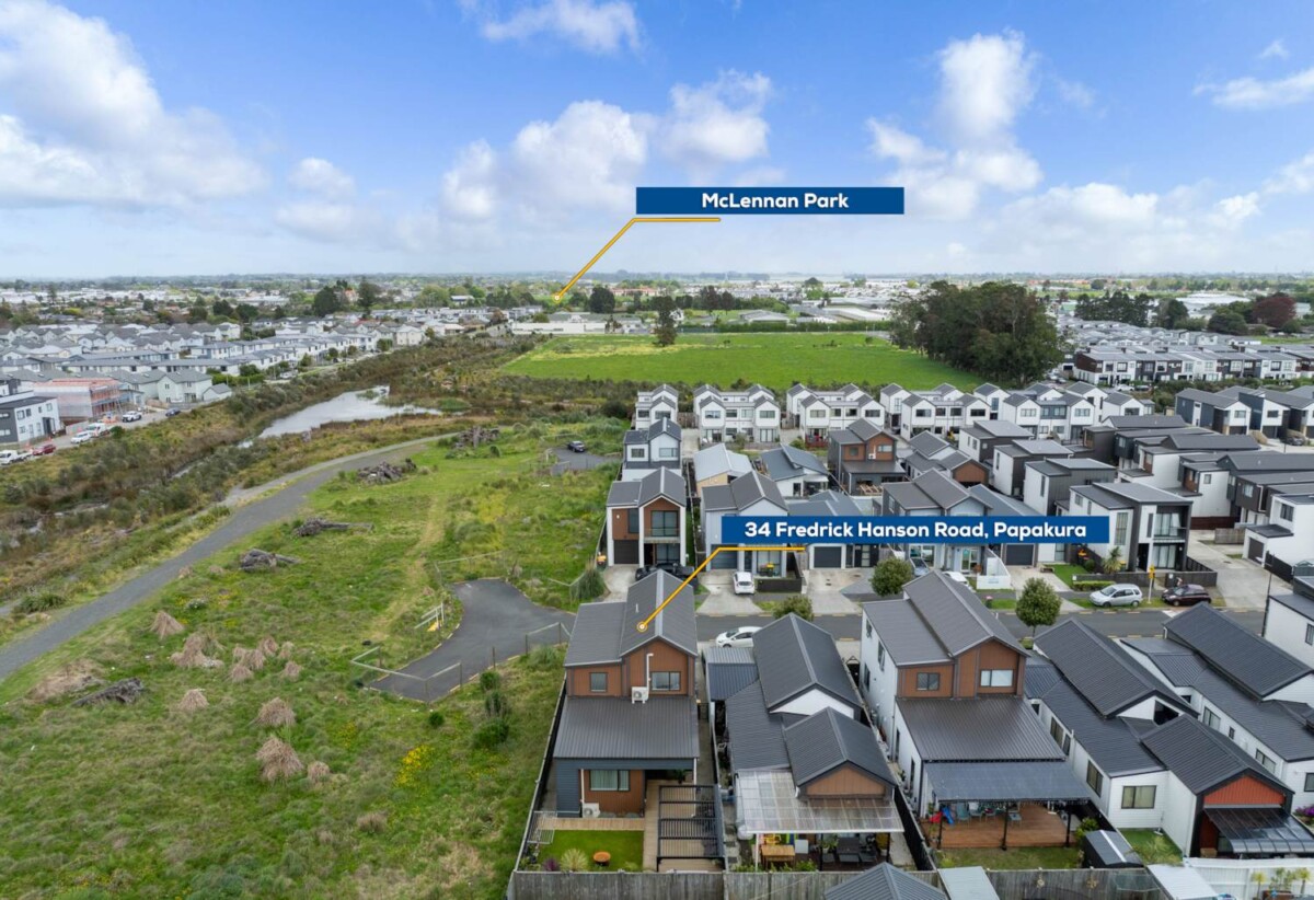 4 bedrooms + office, Beside the Awakeri Wetlands Reserve, Close to Southgate Shopping Centre, 34 Fredrick Hanson Road, Papakura, Auckland