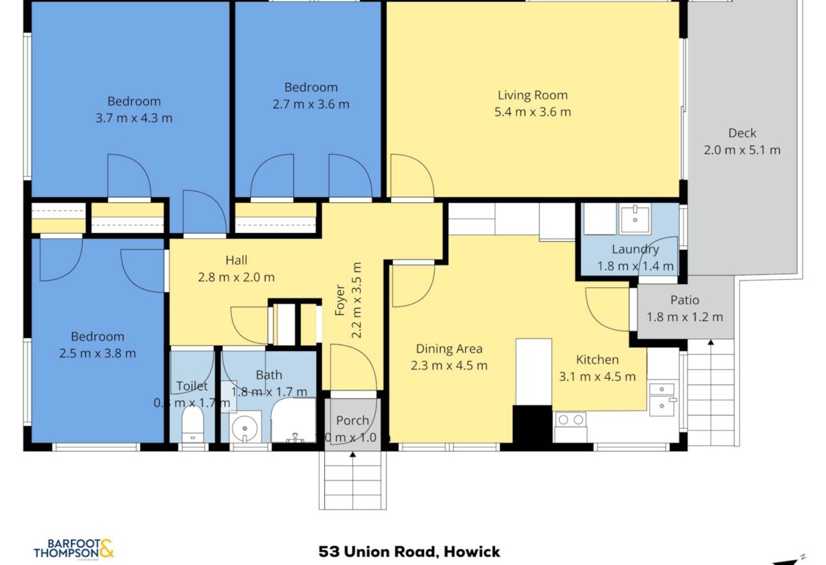 3 bedrooms house combines convenience, comfort, and location, 53 Union Road, Howick, Auckland