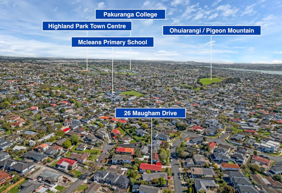Macleans Zone, 3 bedrooms house on 607m² section, Renovate, Develop or live, 26 Maugham Drive, Bucklands Beach, Auckland