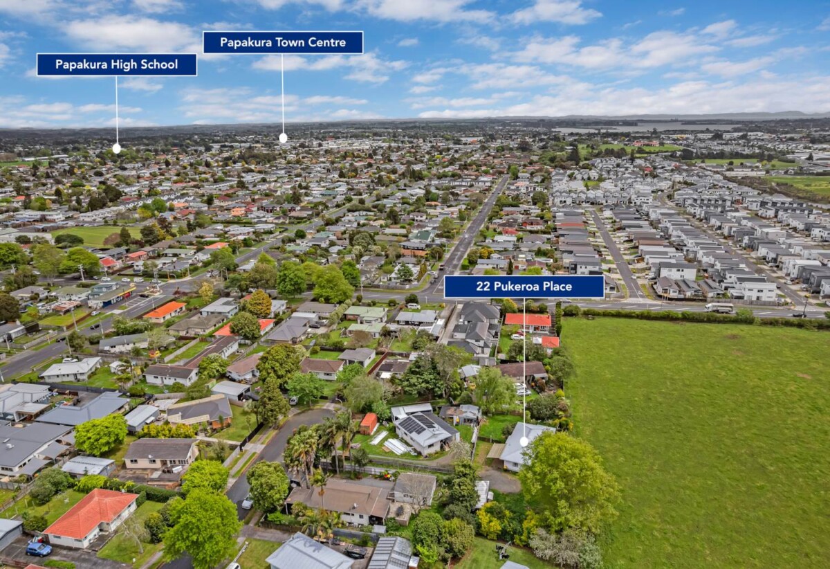 3 bedrooms house on 1019m² section, combines lifestyle, space, and opportunity, 22 Pukeroa Place, Papakura, Auckland