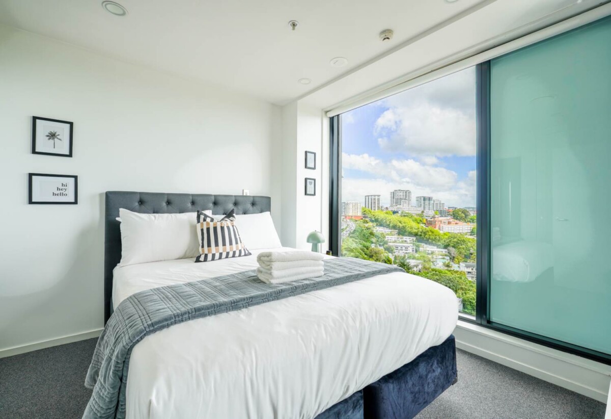2 bedrooms 1 bathroom apartment, Approx. 55sqm including a decent balcony, 1204/15 Union Street, City Centre, Auckland