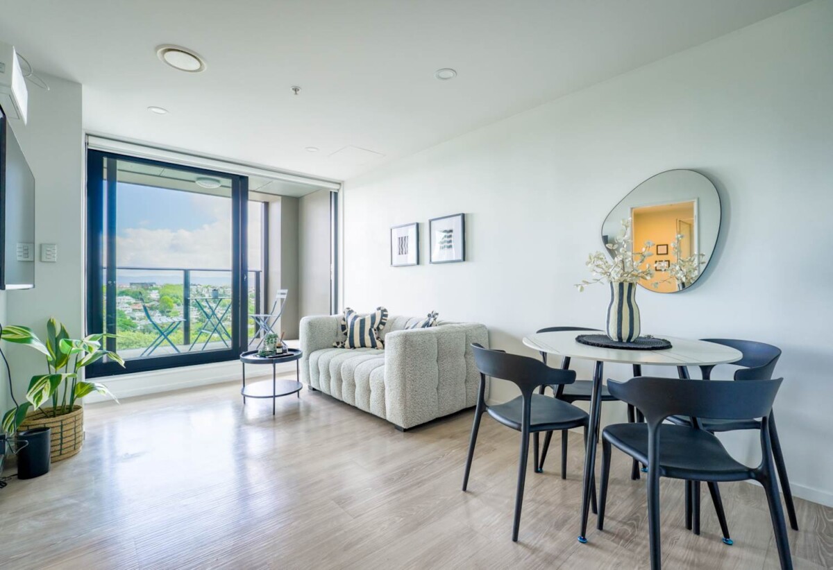 2 bedrooms 1 bathroom apartment, Approx. 55sqm including a decent balcony, 1204/15 Union Street, City Centre, Auckland