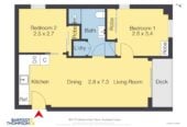 2 beds 1 bath apartment, Best Corner just Opposite SkyTower, 801/75 Victoria Street West, City Centre, Auckland