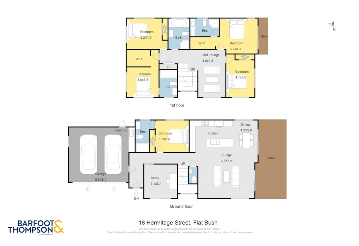 5 bedrooms Corner-side Modern Family Home, 18 Hermitage Street, Flat Bush, Auckland